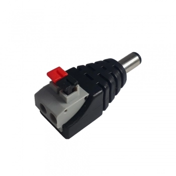 CONECTOR P4 MACHO COM BORNE 2,1 X 5.5