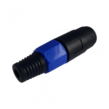 CONECTOR SPEAK-ON FEMEA 4 VIAS AZUL