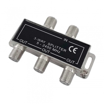 DIVISOR SPLITTER PARA ANTENA 4 SAÍDAS ALTA FREQUÊNCIA 5~2050MHz