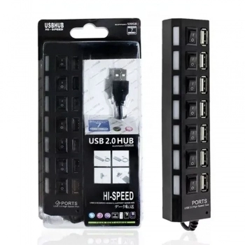 HUB USB 7 PORTAS 2.0