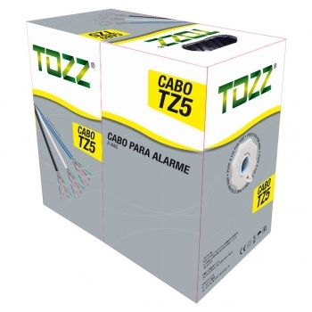 CABO DE ALARME TZ5 TOZZ CAIXA COM 305 METROS AZUL