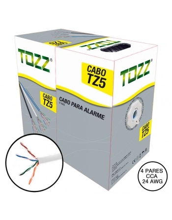 CABO DE REDE CAT-5e TZ5 CAIXA COM 305 BRANCO