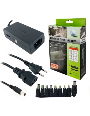 FONTE PARA NOTEBOOK UNIVERSAL COM 9 PLUGS 120W