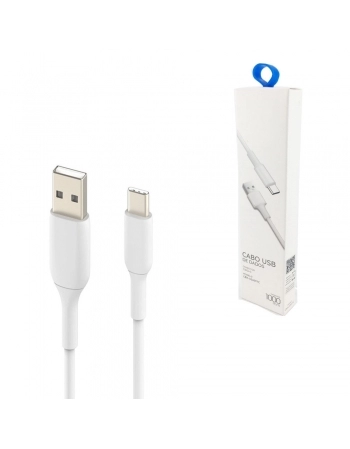 CABO DE DADOS USB A MACHO + MICRO USB TIPO C COM 1 METRO