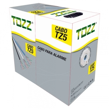 CABO DE REDE CAT-5e TZ5 CAIXA COM 305 PRETO