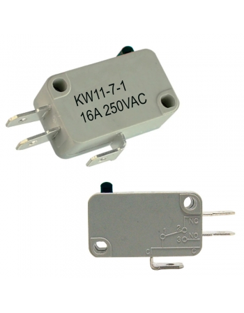 CHAVE MICRO SWITCH KW11-7-1 3 TERMINAIS 16A