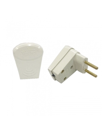 PINO MACHO 2P 90° GIGANTE 250V 10A BRANCO