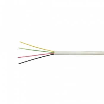 FIO CHATO 4 VIAS TZFO5 PARA TELEFONE ROLO COM 305 METROS BRANCO