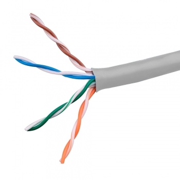 CABO DE REDE TZ6 CAT-6 CAIXA COM 305 METROS CINZA