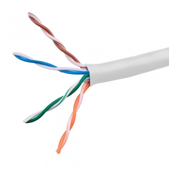 CABO DE REDE CFTV TZ6.4P TOZZ CAIXA COM 305 METROS BRANCO