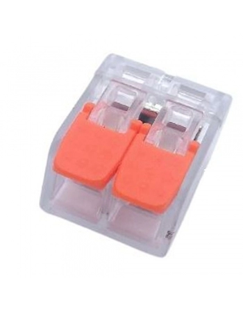 CONECTOR EMENDA DERIVACÃO TRANSPARENTE 2 VIAS 05-4MM
