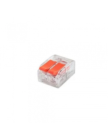 CONECTOR EMENDA DERIVACÃO TRANSPARENTE 2 VIAS 05-6MM