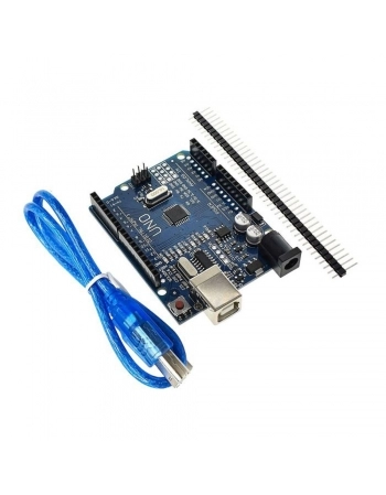 PLACA ARDUINO UNO R3 ATMEGA328P SMD CH340G COM CABO