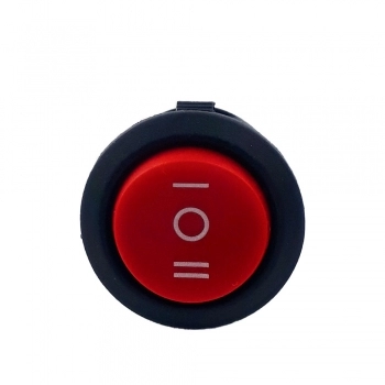 CHAVE GANG KCD1-5-103 3 POLOS ON-OFF-ON VERMELHA