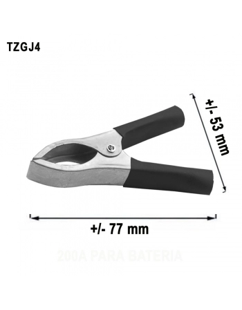 GARRA JACARE ISOLADA TZGJ4 77MM PT