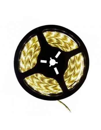 FITA LED BRANCO QUENTE 5050 COM SILICONE 5 METROS