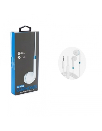 FONE DE OUVIDO COM FIO LE-0218Y