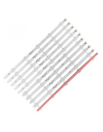 KIT 10 BARRAMENTOS LED TV 42LN5400 42LN5700 42LA6130 42LA6200