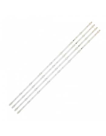 KIT 4 BARRAMENTOS LED TV 50PUG6513/78 50PUF6192 LE50U7970