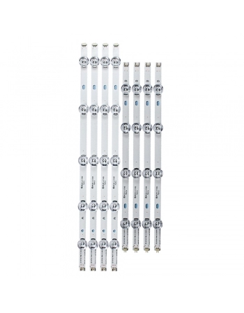KIT 8 BARRAMENTOS LED TV 47LB5500 47LB5600 47LB5800 47LB6500