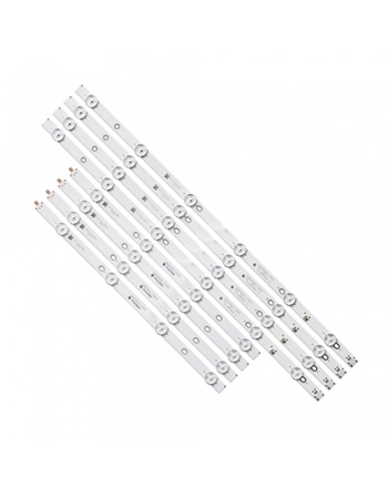 KIT 8 BARRAMENTOS LED TV PH43N91DSGWA PH43N91DSGW