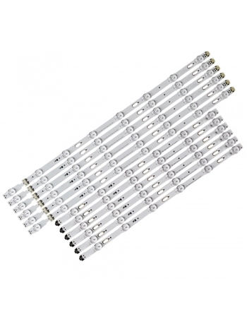KIT 12 BARRAMENTOS LED TV UN55JU6500 UN55JU7500 UN55JU6740 UN55JU6742