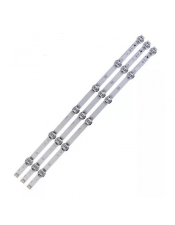 KIT 2 BARRAMENTOS LED TV L40F3200B LE4050 LE4052