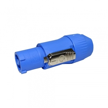 CONECTOR SPEAK-ON POWERCON MACHO 3 VIAS 20A TZCR21 AZUL