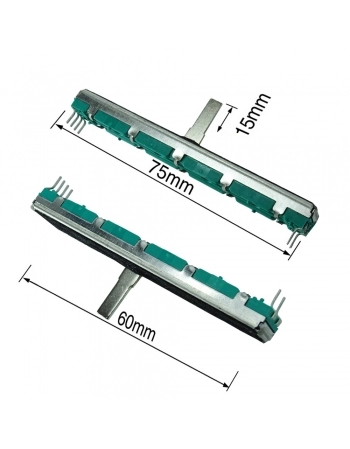 *POT DESL 20KA A203 DUPLO SUPER SLIDE COMP. 75MM