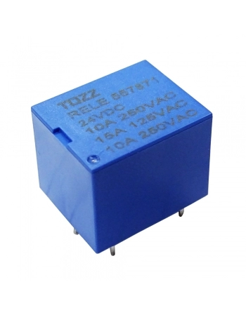 RELE 24VDC 10A (5 TERM P/ CI)