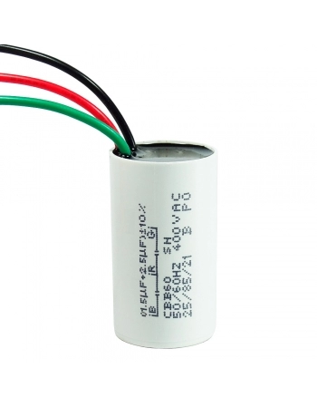 CAP POLIP 1,5 + 2,5 X 400VAC
