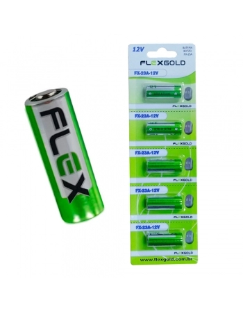 BATERIA FX-23A 12V ALCALINA (CARTELA COM 5 UNIDADES)