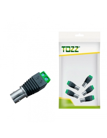 CONECTOR BNC FÊMEA COM BORNE