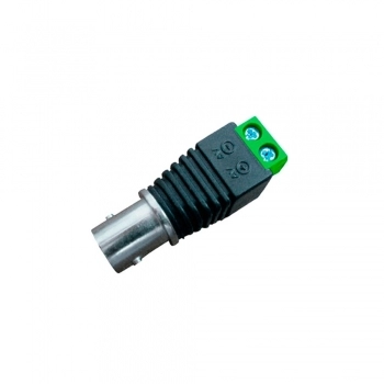 CONECTOR BNC FÊMEA COM BORNE
