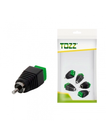 CONECTOR RCA MACHO COM BORNE