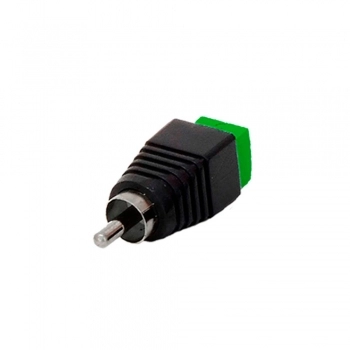 CONECTOR RCA MACHO COM BORNE
