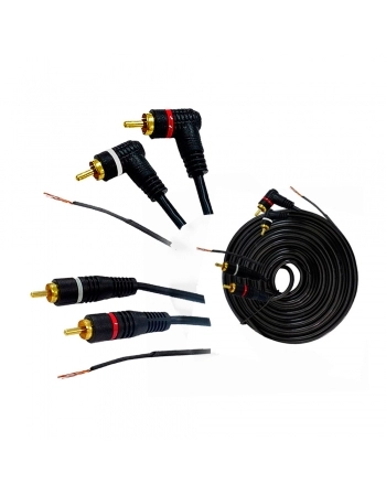 CABO 2 RCA + 2 RCA PROFISSIONAL BLINDADO COM 5M