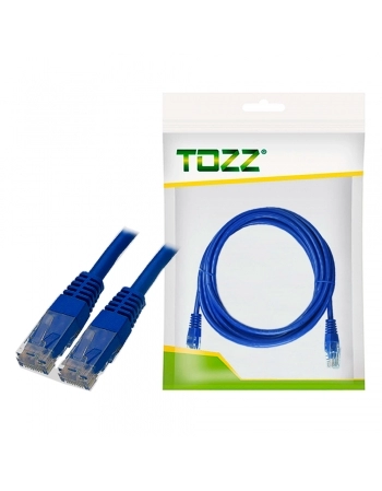 CABO PATCH CORD 2M CAT-5E CCA 568B AZUL