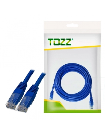 CABO PATCH CORD 10M CAT-5E CCA 568B AZUL