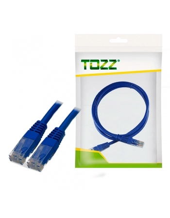 CABO PATCH CORD 1M CAT-6 CCA 568B AZUL