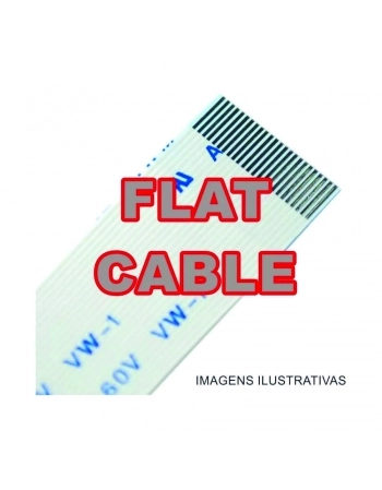 CABO FLAT CABLE 14 X 510 MM 1.25 MM INVERTIDO