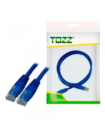 CABO PATCH CORD 1 METRO CAT-5E AZUL