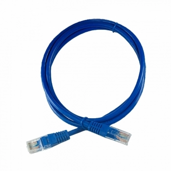 CABO PATCH CORD 1M CAT-6 CCA 568B AZUL