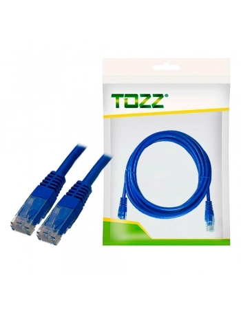 CABO PATCH CORD 2M CAT-5E CCA 568B AZUL