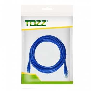 CABO PATCH CORD 5M CAT-6 CCA 568B AZUL