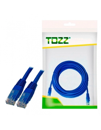 CABO PATCH CORD 10M CAT-5E CCA 568B AZUL