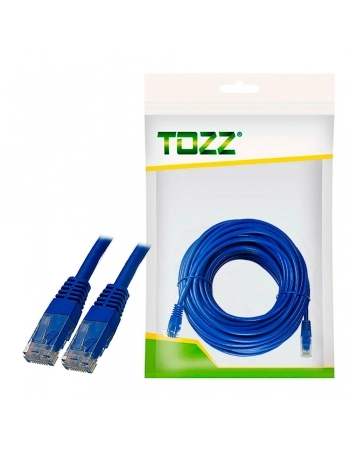 CABO PATCH CORD 20M CAT-6 CCA 568B AZUL