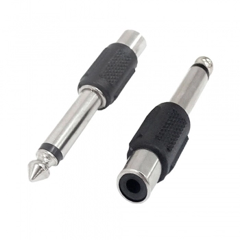 PLUG ADAPTADOR P10 MONO PARA JACK RCA