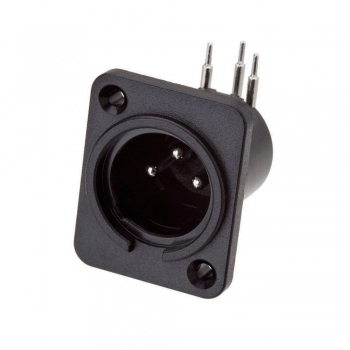 CONECTOR CANNON PARA PAINEL MACHO 3P 90G TZCR13