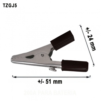 GARRA JACARE ISOLADA TZGJ5 51MM PT